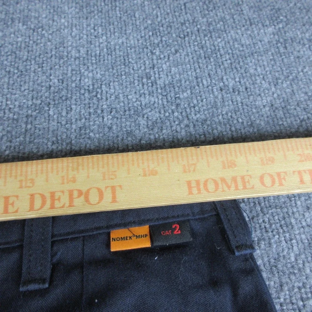 Workrite FR Cargo Pants Mens 36x30 Blue Nomex MHP Flame Resistant CAT 2